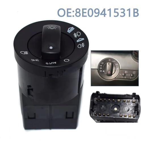 Interruptor de control de luz antiniebla para Audi A4 Quattro 2002-2008 repuesto 8E0941531B 4