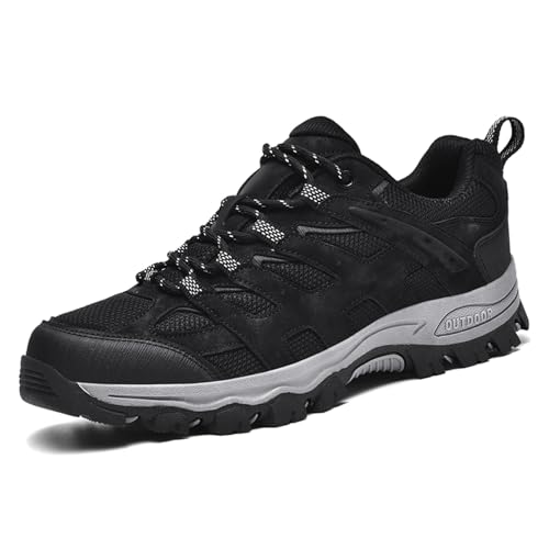 Unitysow Trekking Hiking Shoes Men’s Walking Shoes Low Rise Outdoor Camping Trainers Backpacking Climbing Sneaker