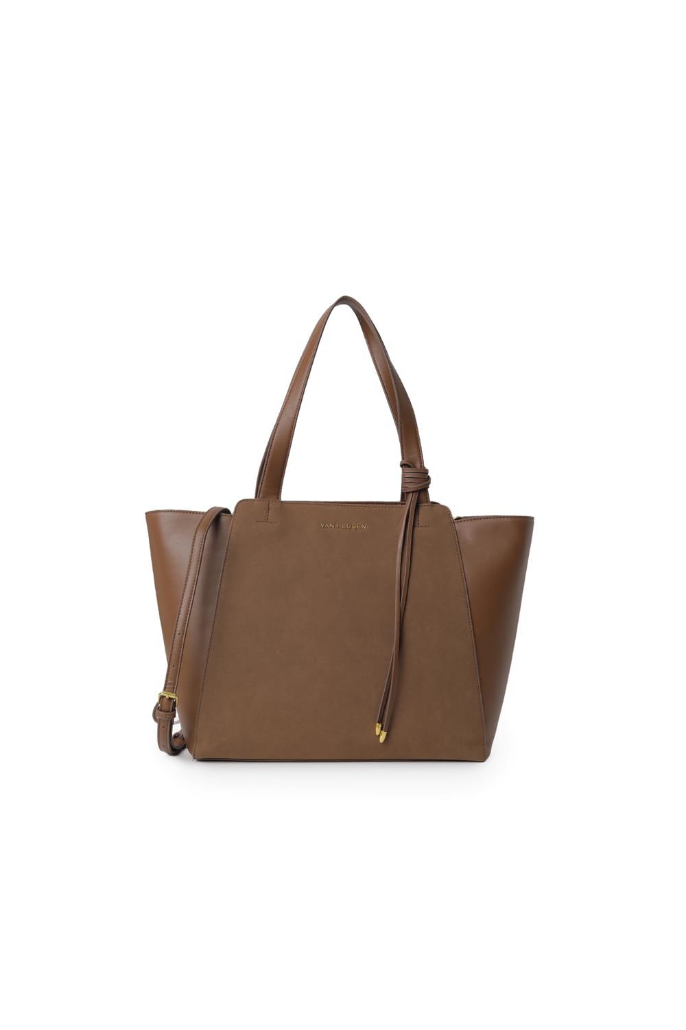van heusen Women Brown Solid Formal Tote Bag-picture-19