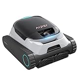 AIPER Scuba N1 Cordless Robotic Pool Cleaner, Wall & Waterline & Floor Cleaning, Smart Navigation, Superior Mobility, Four Cleaning Modes for Inground Pools up to 1600 sq.ft (Renewed)