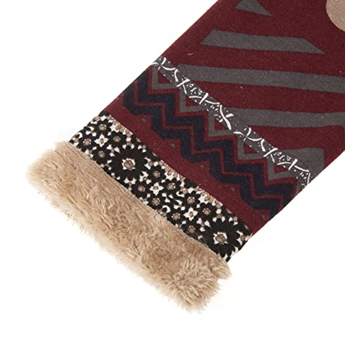 KAJIA Casaco feminino plus size com capuz fofo fofo peles artificiais forrado com estampa vintage ca