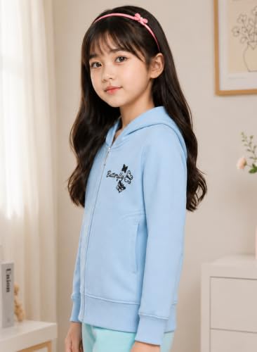 Image of ADBUCKS Girl's Cotton Hooded Sweatshirt
