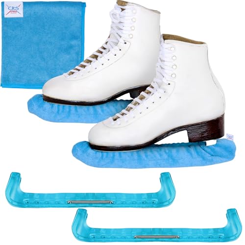 CRS Cross Kufenschoner, Soaker und Handtuch-Geschenkset blau