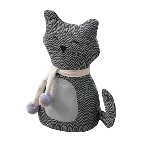 Butée de porte chat au design soigné, accessoire premium pour intérieur
