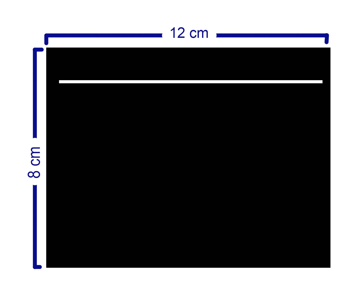 Cartel horario comercial - Placa horario personalizado de 12 x 8 - placa de aluminio negra