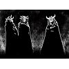 Free League MORK Borg Gamemaster Screen - Five-Paneled Roleplaying Game Tool with Demonic Art