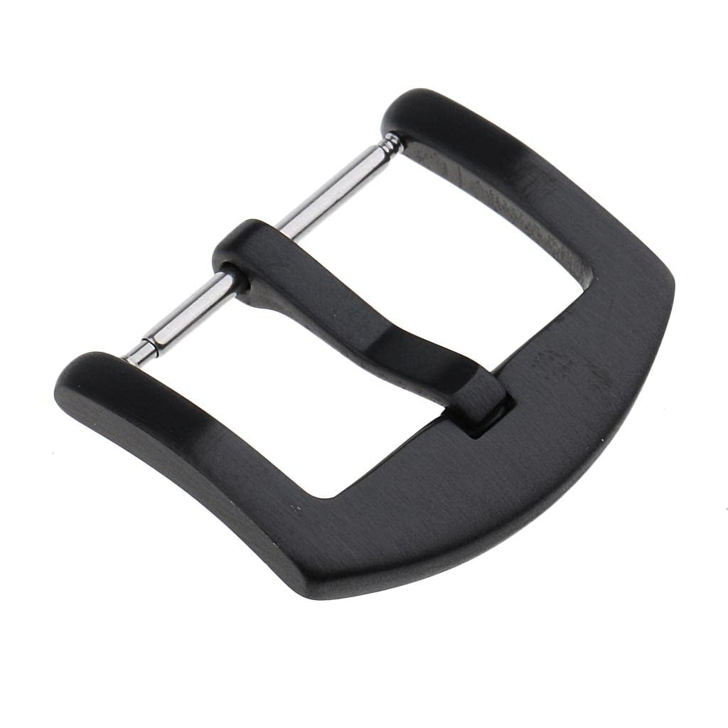 LOOM TREE Stainless Steel Watch Buckle Black Solid Metal Watchband Strap Clasp 24mm (B09ZTTZ5FM) Amazon Price History, Amazon Price Tracker