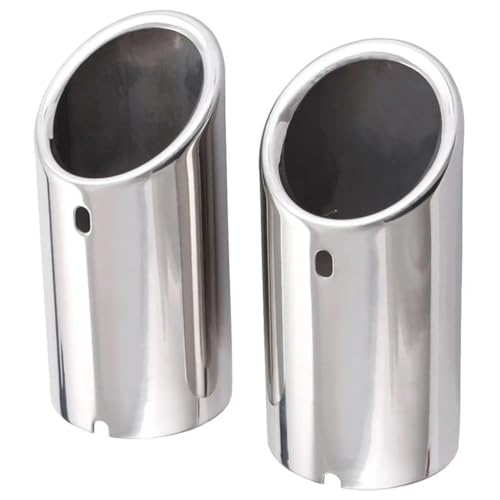 Silencieux d'échappement double sortie chrome Jetta 6 embouts auto - 2