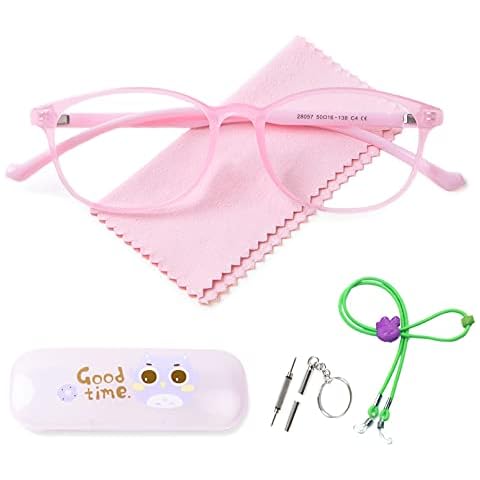 Gafas para niños con bloqueo de luz azul y funda Cover
