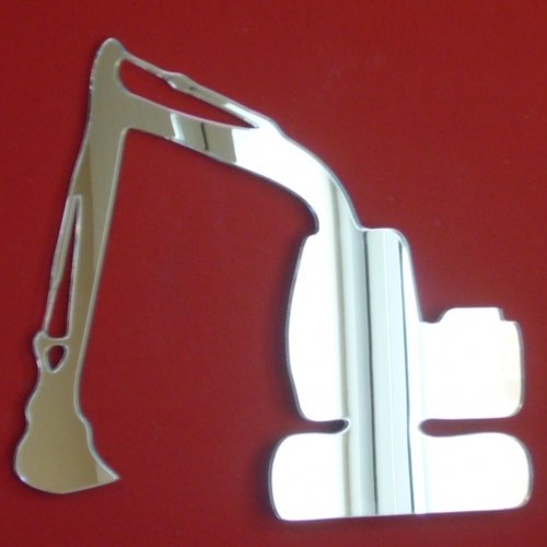 Super Cool Creations Excavator Mirrors - 12cm x 11cm - Image 2