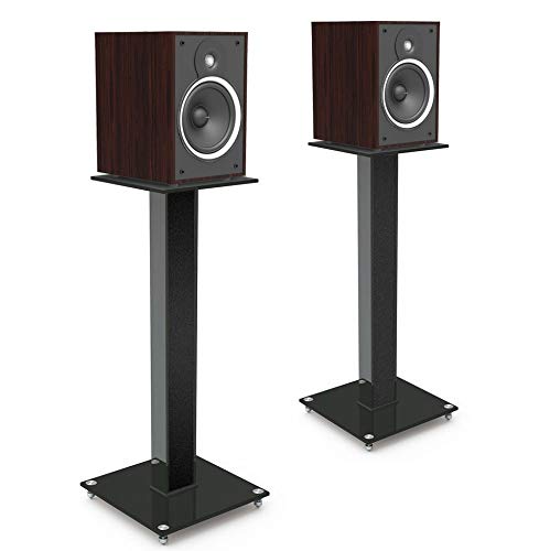 Pedestal para Caixas Acústicas Bookshelf BS03L Preto Central Suportes