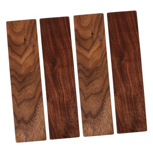 SHINEOFI 4pcs Black Walnut Hardwood Lumber Boards 20x5x1cm Thick Engraving Blanks Unfinished Wood Blocks for DIY Carving Craft Woodworking Projects in Australia