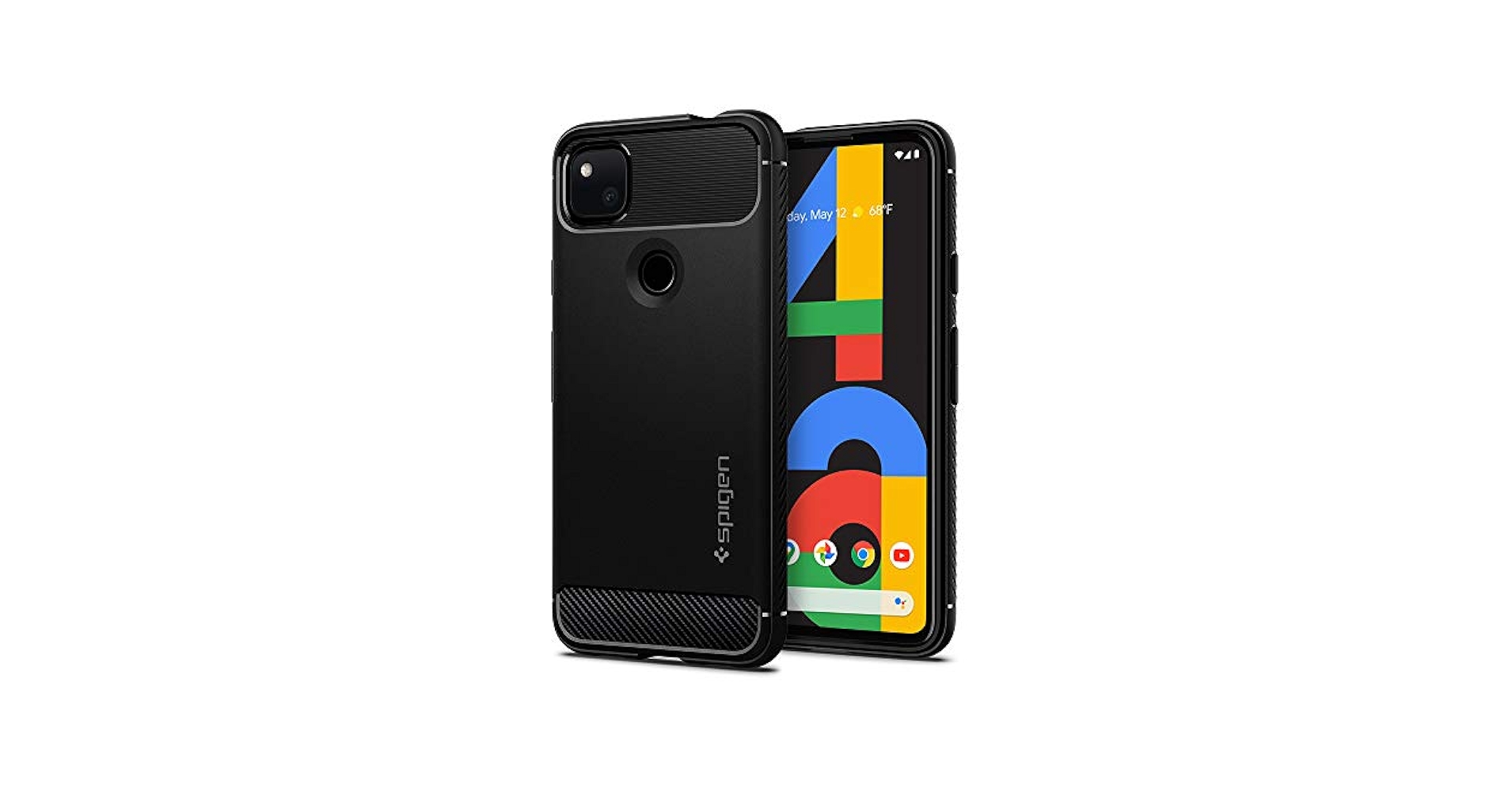 Google Pixel 4a 黒 Spigenケース付き Amazon.com: Spigen Rugged Armor Designed for Google Pixel 4a