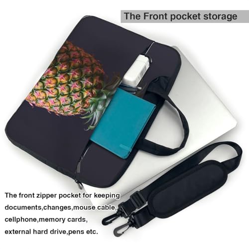Maletín para laptop 14 pulgadas Fruit Pineapple unisex miniatura 5