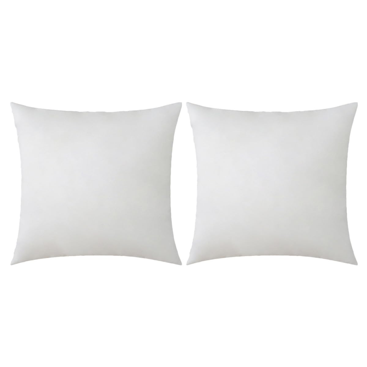 SHINEOFI Inserti per Cuscini 2 Pezzi 45X45 CM Imbottitura Interna in PP Cotone Morbido per Divano e Letto Riempitivo per Cuscini Decorativi Casa e Ufficio Supporto Confortevole e