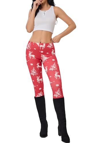 Image of sissycos Women's 80s Leggings Neon Artistic Splash Printed Buttery Soft Stretchy Pants