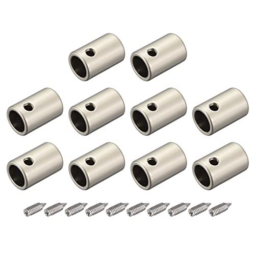 uxcell ���^���V���[���[�X�s���g �l�W �V���[���[�X �`�b�v ���^���R�[�h �G���h �����p �X�j�[�J�[ �� DIY �C��, ���邢�V���o�[�B, 5.5mm