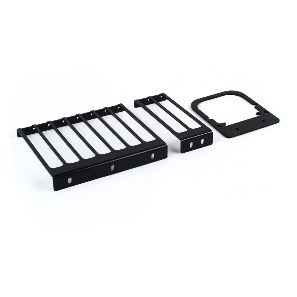 ATX M-ATX ITX - Custodia per computer da gioco fai da te, telaio verticale in alluminio, telaio aperto, dissipazione del calore, per scheda madre PC, nero
