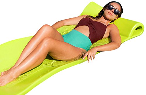 Pool MateLarge Foam Mattress Swimming Pool Float, Lime