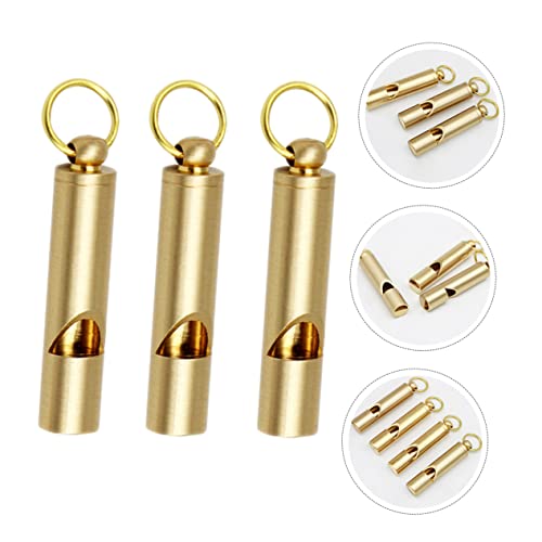 Silbatos retro cobre 3 piezas para exteriores miniatura 6
