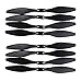 Produktbild JSxhisxnuid 8 PCS Drone Propeller für Holy Stone HS720 Drone, Quick Release Propeller Faltbare RC Drohne Quadcopter Zubehörteile (Schwarz)