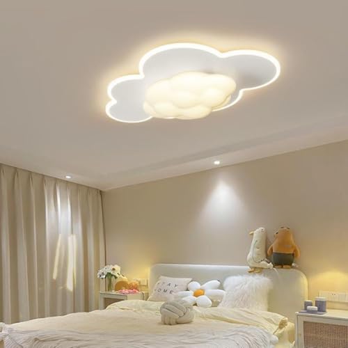 Plafonnier LED Dimmable à Télécommande Lustre Nuage Ajustable Salon Cuisine - 3