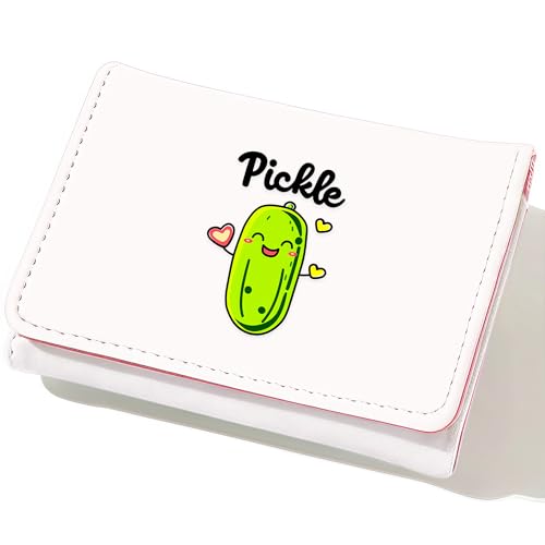 Pickle Wallet For Teens Kids Girls Age 6,7,8,9,10,11,12, Small Slim Thin Mini Compact Women Wallet, Animal Lovers Gifts Stuff, Cash Card Coin Pocket Window For Female!