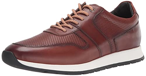 Zanzara Men’s Whitley Sneaker, Cognac, 12