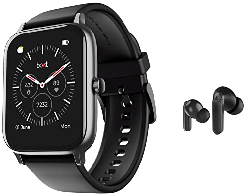 Image of boAt Xtend Pro with Advanced Dedicated Bluetooth Calling Chip, Dial Pad & Airdopes 121 PRO True Wireless in Ear Earbuds Signature Sound, Quad Mic ENx, Beast Mode for Gaming, 40H Playtime, IWP, IPX4