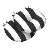 LVTXIII Outdoor Bistro Chair Cushions, 15'x15'x4' Round Patio Chair Cushions,...