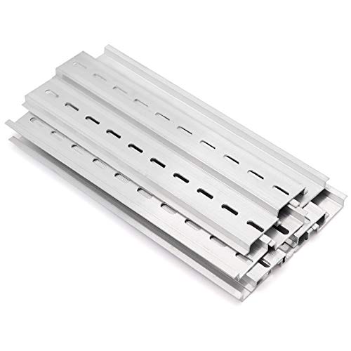 10 Pieces DIN Rail Slotted Aluminum RoHS 8