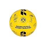 Borussia Dortmund BVB Unterschriftenball 2025/26, signiert, gelb, Größe 1