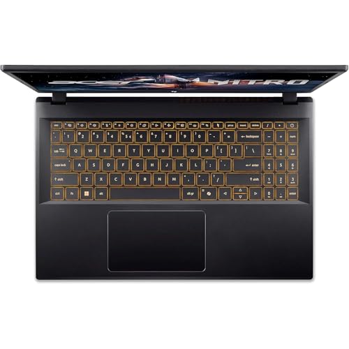 Image of acer Nitro V Gaming Laptop, 15.6 inch FHD (1080P) Display, 165Hz, Intel i5-13420H, NVIDIA GeForce RTX 4050, 16GB DDR5, 1TB SSD, Windows 11 Home, Backlit KB, Black, TWE Laptop Foldable Stand