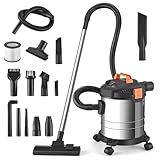 YOMYM Aspiradora Húmeda y Seca Capacidad 20L, Aspiradora de Mano Industrial 18Kpa, Aspiradora...
