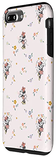 Coque Minnie Mouse iPhone 8 Plus / 7 Plus idée cadeau design fleuri - 2