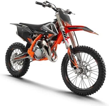 Miniatura 4 de Kit completo de gráficos SX 50 Surge Orange Senge 2019-2023 con ID de piloto. Compatible con KTM