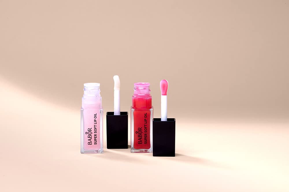 BABOR MAKE UP Lip Oil, nourishing lip oil, non-sticky, for soft lips with cherry stone oil, shiny, available in 2 colours, 4 ml - Image 4