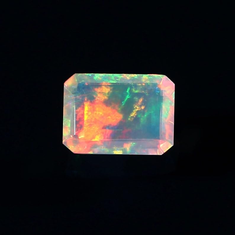 Opale éthiopienne AAA octogone pour création haute joaillerie - 6