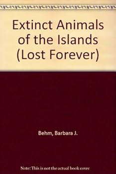 Library Binding Extinct Animals of the Islands Book