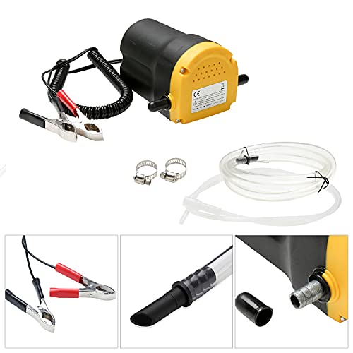 Foto von Jopassy 60Watt Ölabsaugpumpe 12V Dieselpumpe Kraftstoffpumpen Absaugpumpe Heizölpumpe Heizölpumpe Ölpumpe für Öl und Diesel zum Auto & Motorrad Kraftstoffversorgung und Aufbereitung