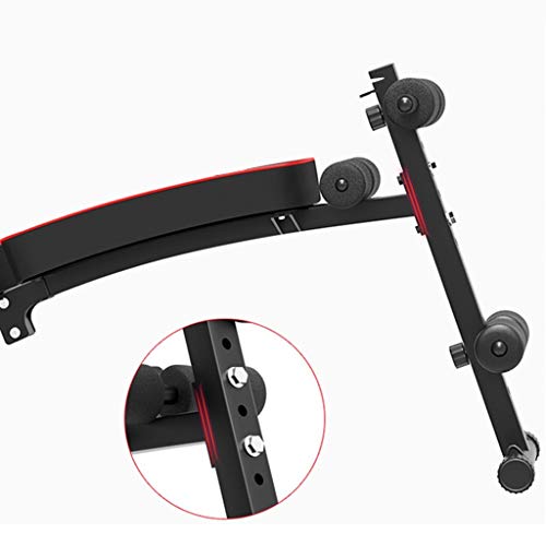 Fitness Equipment - Foldable Decline Sit up Bench Crunch Board Fitness Home Gym Exercise Sport Multi-Function Folding Bench - Adjustable 220lb [US Stock]