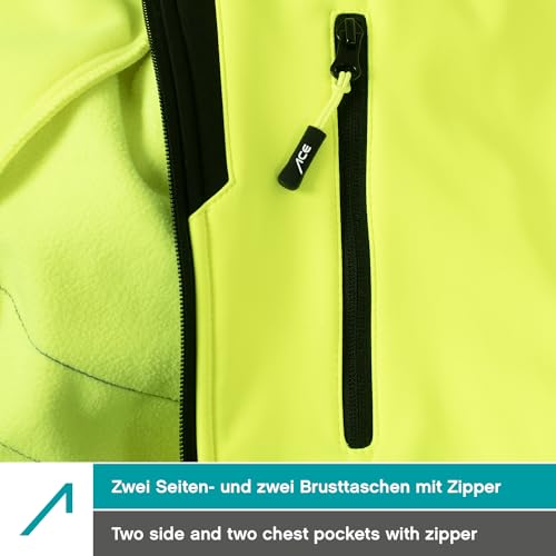 Warnschutzjacke ACE Neon – Sichtbare Sicherheit für Beruf und Freizeit