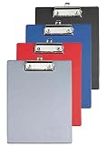 MAUL 2335595 Klemmbrett mit Folienberzug, DIN A4, silber