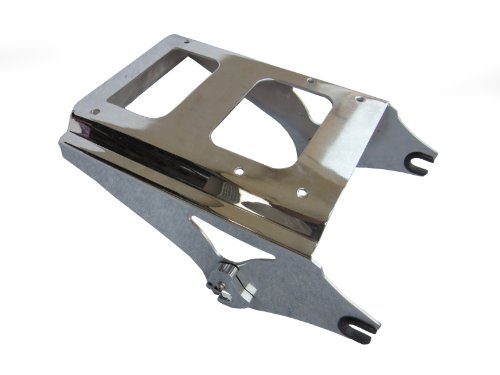 Detachable Two-Up Style Tour Pack Mounting Rack for 2009-2013 Harley Davidson Touring - Chrome