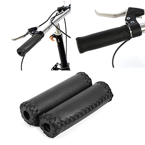Hominas Leather Bike Grips - Image 2