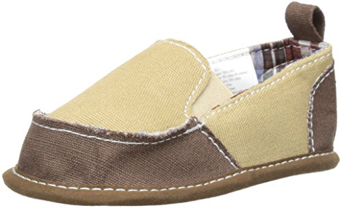 Little Me Baby-Boys Newborn Two Tone Canvas Loafer