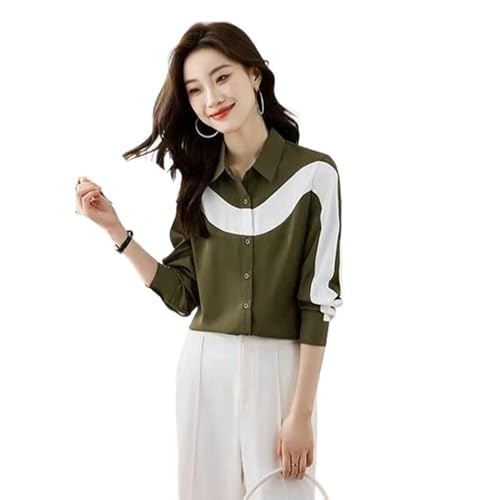Chemise à manches longues femme vêtement OL élégant pour le bureau et sorties