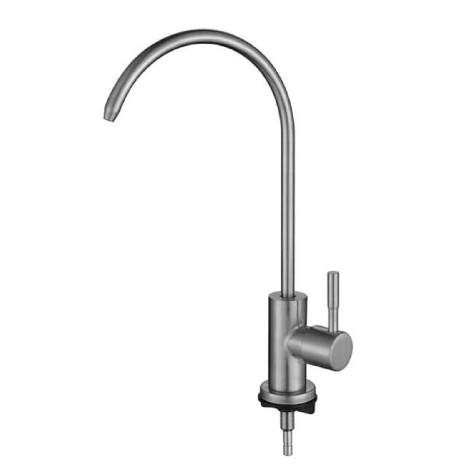 Robinet de filtre à eau de cuisine froide en acier inoxydable pivotant