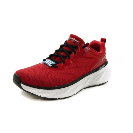 Skechers Edgeride, Zapatillas Hombre, Red, 42 EU