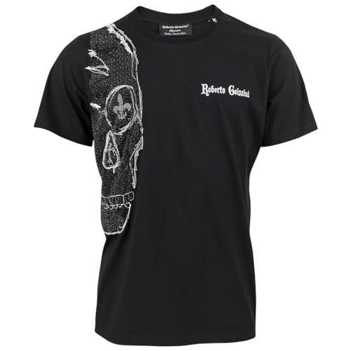 Roberto Geissini Skull Hero T-Shirt Schwarz 2XL